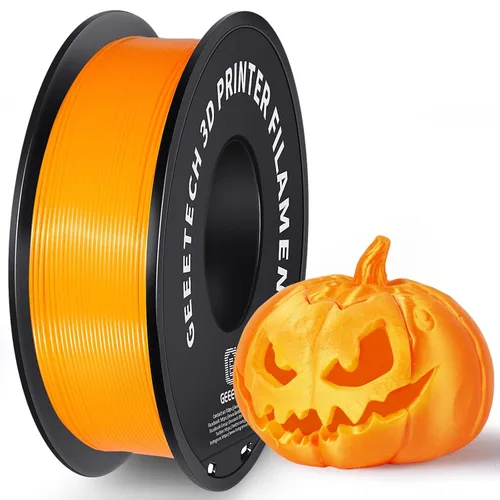 Vista 13 de GEEETECH Filamento PLA de color dorado sedoso de 0.069 libras, filamento de seda brillante para impresora 3D, carrete de 2.2 libras, precisión