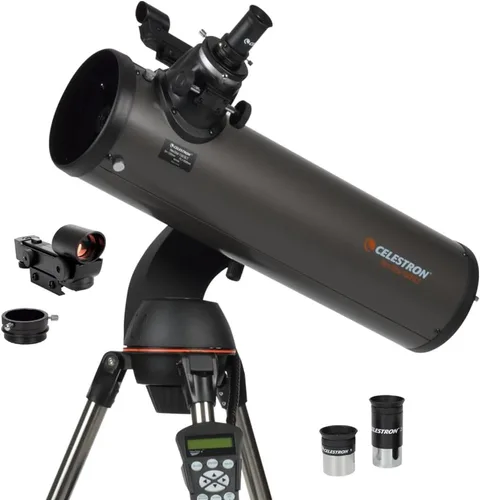 Vista 11 de Celestron - NexStar 102SLT Telescopio Computarizado - Compacto y Portátil - Diseño Óptico de Refractores - Tecnología SkyAlign - Control de Mano