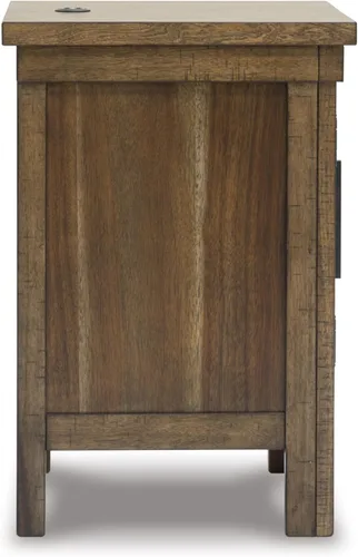 Vista 6 de Signature Design by Ashley Moriville - Mesa auxiliar para silla con USB