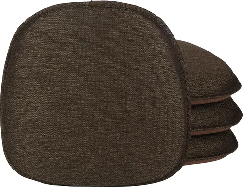 Vista 9 de Klear Vu Gripper - Cojín antideslizante para silla, moderno de mediados de siglo, ensamblado en Estados Unidos, relleno extragrueso, tela de Dorado