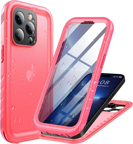 Vista 30 de Cozycase TOP - Funda impermeable militar IP68 para iPhone XR, resistente 360 a prueba de golpes, cuerpo completo, con protector de cámara