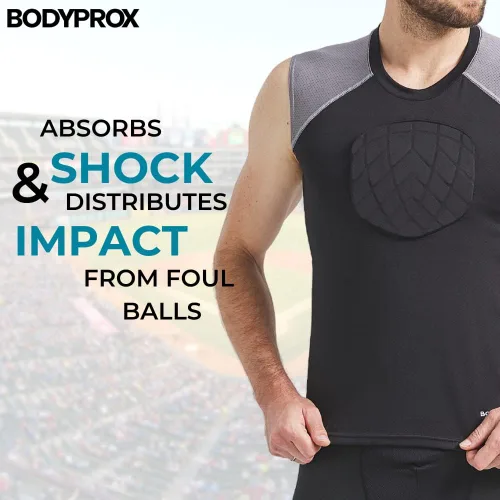 Vista 2 de BODYPROX Camiseta protectora de pecho de béisbol