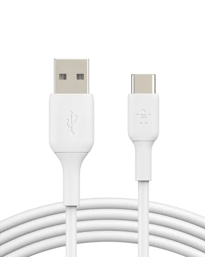 Vista 14 de Belkin Cable USB C a USB A, 3.3 pies, 15 W, cargador tipo C, cable de carga de iPhone para iPhone 16, Galaxy S25, Pixel 9, AirPods, iPad Pro, Negro