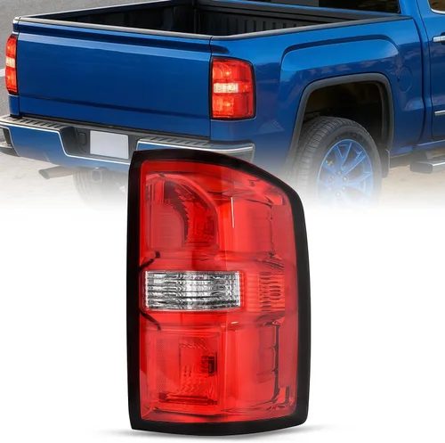 Vista 12 de Nilight Conjunto de faros compatible con GMC Sierra 1500 2500HD 3500HD 2014 2015 2016 2017 2018 Carcasa negra base Reflector ámbar Lentes