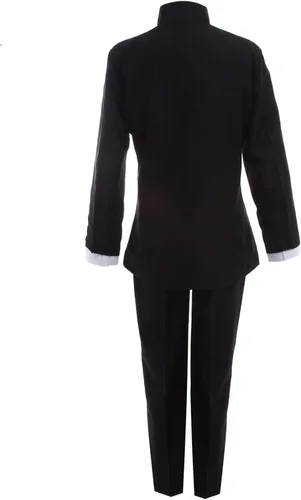 Vista 4 de rolecos Sakamoto alta escuela uniforme juegos negro Anime japonés disfraz de cosplay