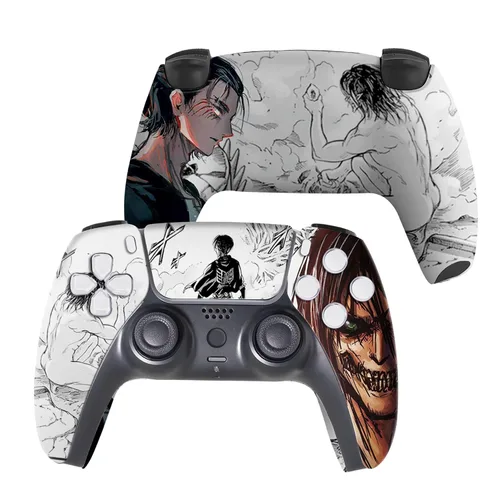 Vista 59 de Attackk on Tittan Custom PS-5 Controller Wireless compatible with Play-Station 5 Console by BCB Controllers Proudly Customized in USA with