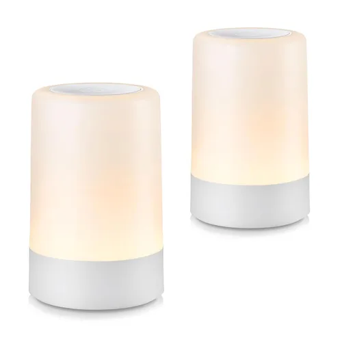 Vista 8 de G Keni Luz nocturna de guardería para bebé, lámpara de noche táctil LED portátil para niños y adultos, lactancia materna, ayuda para dormir, lámpara