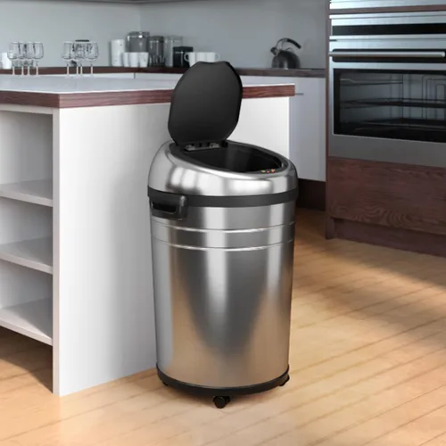 Vista 5 de iTouchless - Basurero de cocina con sensor automático con capacidad de 13 galones y filtro de olor