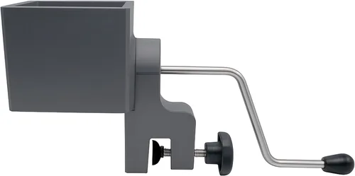 Vista 4 de MAX Spaetzle Maker, fabricado en Alemania, plástico de grado alimenticio con manivela de acero inoxidable, apto para lavavajillas, 7.5 x 4.1