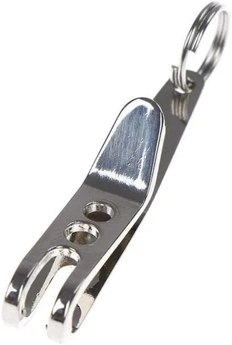 Vista 7 de Acxico Mini EDC Gear Pocket Suspensión Clip Percha Herramienta Llavero Llavero, Blanco