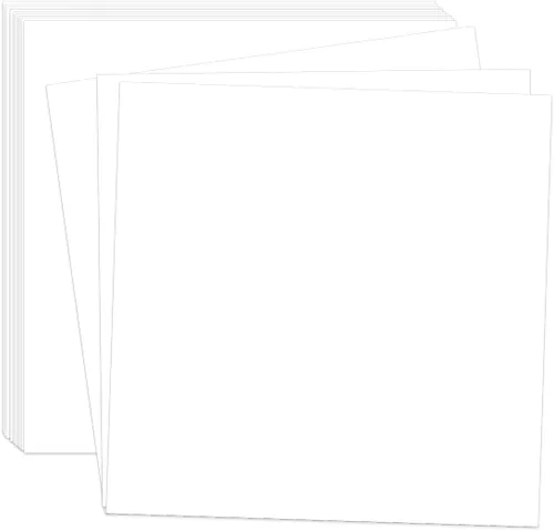 Vista 7 de Cartulina blanca de 4 x 6 pulgadas, paquete de 50 tarjetas de índice de peso pesado de 110 libras/300 GSM, papel grueso para postales, invitaciones