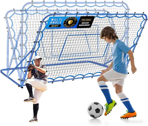 Vista 13 de Soccer Baseball Rebounder Soccer Goal Net, Volleyball Rebound Pitchback Net