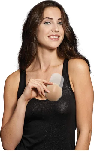 Vista 3 de Maidenform Brasier de silicona con levantamiento de senos para mujer, color nude, talla S a M de EE. UU, Desnudo