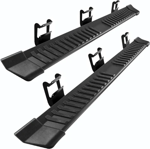Vista 16 de COMNOVA Estribos Compatibles con Ford F-150 Crew Cab 2004-2014 (4 puertas de tamaño completo), diseño de almohadilla de paso de 6 pulgadas, barras