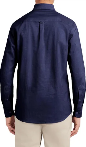 Vista 2 de Nautica Camisa Oxford de manga larga con botones para hombre joven