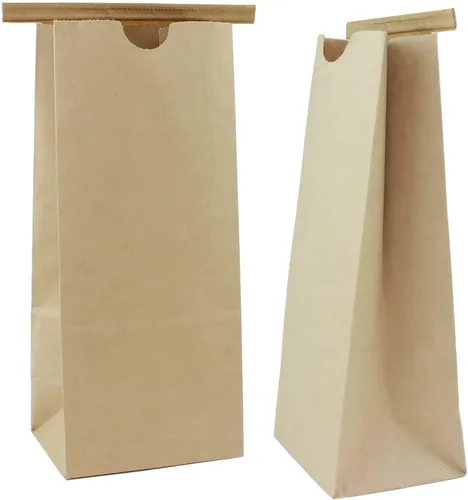 Vista 7 de AwePackage - Bolsa de papel kraft resistente a la grasa con forro de polietileno (50, 8 onzas)