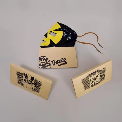 Vista 5 de Máscaras de Lucha Libre de Calidad Profesional Disfraz auténtico de Lucha Libre - Talla Adulto Máscaras de Luchador Made in Mexico