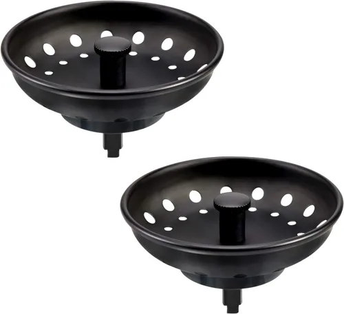 Vista 10 de KONE Colador de Drenaje para Fregadero Dorado Tapón y Colador para Fregadero de Acero Inoxidable Cesta Coladora para Fregadero de Cocina de Repuesto