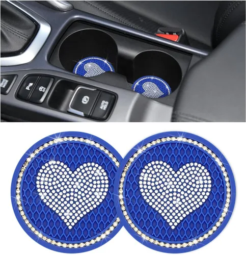 Vista 8 de zipelo Paquete de 4 Posavasos para Tazas de Automóvil, Inserto Posavasos para Portavasos de Vehículo de 2.75 Pulgadas, Antideslizante Automotriz
