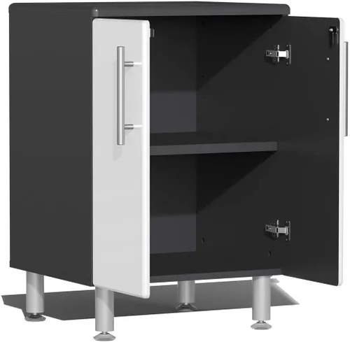 Vista 4 de Ulti-Mate UG25030W - Kit de armario de garaje de 3 piezas en Starfire blanco metálico, gris