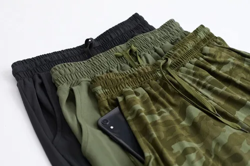 Vista 4 de Paquete con 3 unidades Pantalones deportivos de yoga ultra suaves para mujer con bolsillos y cordón (disponibles en tallas grandes)