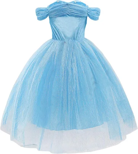 Vista 3 de Disfraz de princesa Cenicienta para bebé, Halloween, mariposas, cosplay, fiesta de cumpleaños, trajes con accesorios