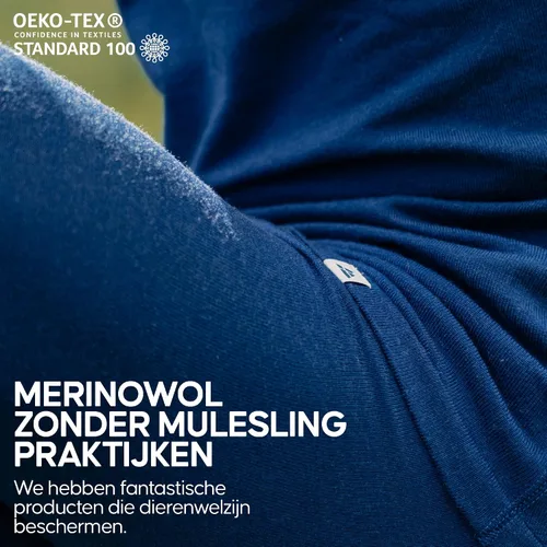 Vista 4 de Danish Endurance Merino Wool Base Layer Pants for Men, Thermal Long Johns