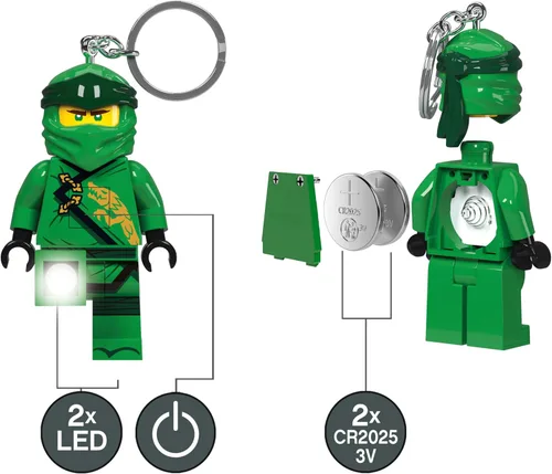 Vista 7 de LEGO Ninjago Llavero de luz - Lloyd (KE150H)