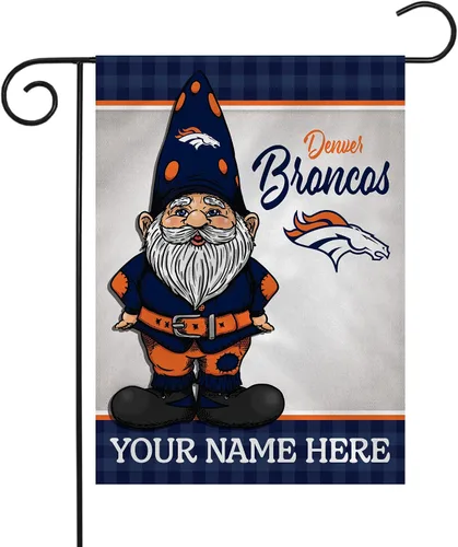 Vista 23 de Rico Industries Bandera de jardín personalizada de gnomo de fútbol de la NFL