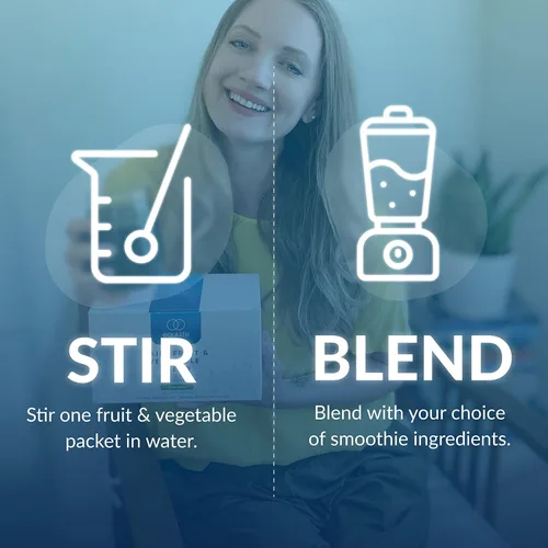 Vista 6 de Equilife Suplemento diario de frutas y verduras, 22 frutas, verduras y superalimentos para apoyar la energía y la salud general, fibra, sin azúcar
