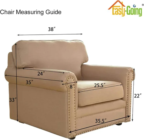 Vista 2 de Easy-Going Ottoman S Bundles Funda para silla