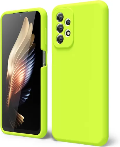 Vista 129 de oakxco Funda para teléfono Samsung Galaxy A12 con agarre de silicona líquida, linda delgada fina suave cubierta de gel de goma TPU lisa para mujeres