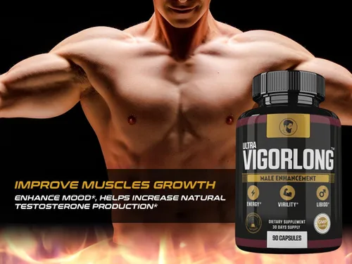 Vista 3 de Ultra VigorLong Suplemento Fórmula Avanzada, Ultra Vigor Long para Hombres, Cápsulas Ultra Vigorlong, 180