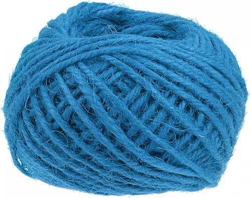 Vista 15 de uxcell Cuerda de yute natural de 0.039 in, 82 pies, 3 capas, cuerda de yute para manualidades y manualidades, para envolver adornos para decoración