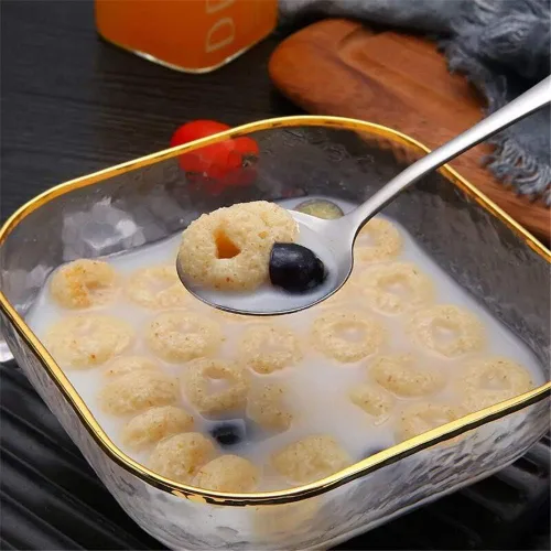 Vista 8 de Cucharas de sopa, 8 piezas de cucharas de acero inoxidable de alta calidad, cucharas redondas de peso pesado