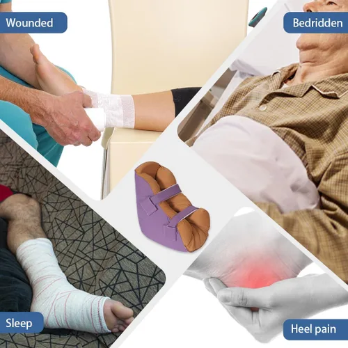Vista 5 de Protector de talón de espuma de cáscara de huevo, cojín de almohada para úlceras por presión, almohada de pie para pacientes postrados en cama