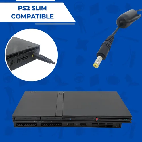 Vista 3 de Old Skool PS2 Adaptador de corriente alterna para Sony PlayStation 2 Slim