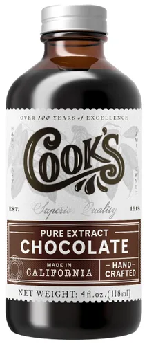 Vista 148 de Cook's, Sabor puro de vainilla sin alcohol, para cocinar, hornear, postres, extracto alternativo de vainilla de Madagascar sin alcohol, 8 onzas