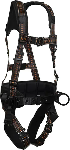 Vista 8 de Malta Dynamics Warthog Comfort MAXX Arnés de acero – Arnés de protección contra caídas de cuerpo completo y cumple con OSHA y ANSI