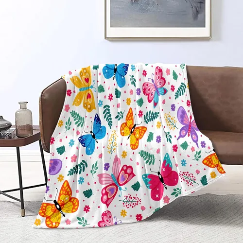 Vista 15 de Bedorm Manta de franela de forro polar con diseño de bandera estadounidense, diseño de bandera de Estados Unidos, diseño de camuflaje de bosque, 60