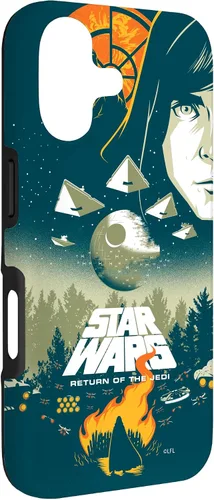 Vista 3 de Star Wars Funda con póster de película retro ilustrada con el regreso del Jedi para iPhone 17