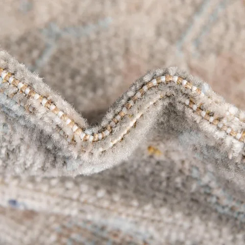 Vista 6 de Unique Loom Whitney Collection - Alfombra tradicional con borde (7 pies x 7 pies octagonal, gris nube)