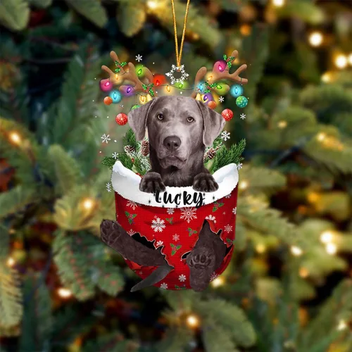 Vista 67 de Adorno de Navidad personalizado para perro Airedale Terrier en bolsillo de nieve, adorno para árbol de Navidad, idea de regalo para amantes