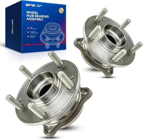 Vista 76 de KAX 510063 Rodamiento de rueda delantera compatible con Toyota Camry 2004-2017, Ford Edge 2007-2014, Toyota Sienna 2004-2010, conjunto de cubo