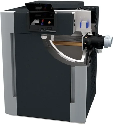 Vista 2 de Raypak Calentador de piscina de propano de encendido electrónico digital de 336,000 BTU