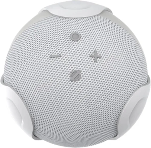 Vista 8 de awakentti Soporte de pared 2 en 1 para Echo Dot de 4ª generación, accesorios que ahorran espacio, resistente, colgador de salida para altavoz