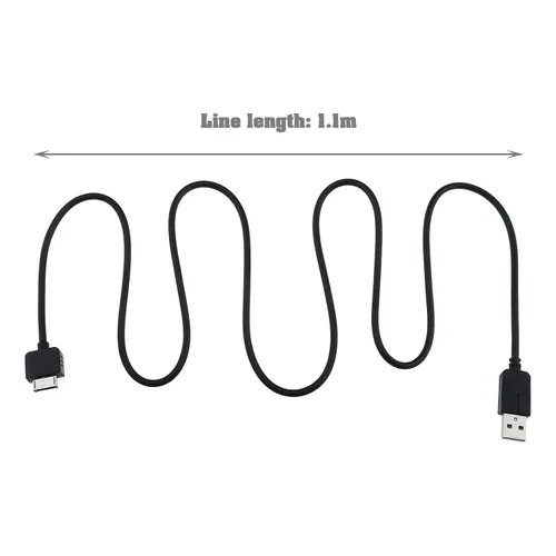 Vista 4 de The Lord of the Tools Cable de carga USB de repuesto compatible con modelos PS Vita 1000 2 en 1, cable de carga de datos USB, accesorios