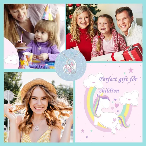 Vista 3 de M&Ostyle Lindo collar de ajolote para niñas y niños, collares con colgante de cristal, regalos de joyería para niñas, hija, niños, hijo, nieta
