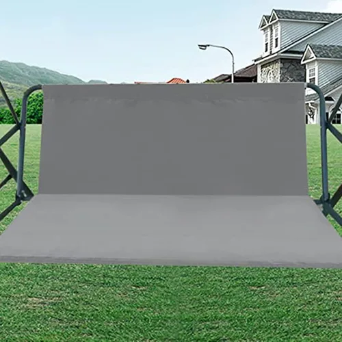 Vista 4 de Funda de repuesto para asiento de columpio, funda de asiento de columpio de jardín, impermeable, 45 x 19 x 19 pulgadas, apta para sillas de columpio