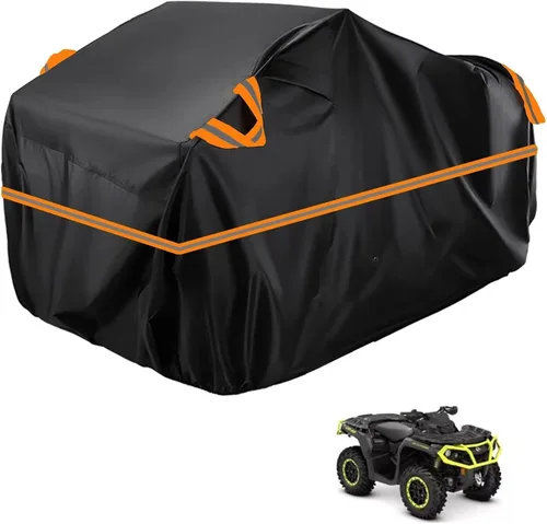 Vista 83 de Cubierta para ATV impermeable compatible con Arctic Cat H1 EFI TRV Cruiser 4x4 2011, cubierta de 210D para vehículos de 4 ruedas, cubierta para quad